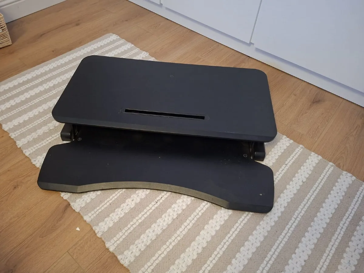Height Adjustable Sit-Stand Desk 80x40cm - Image 3