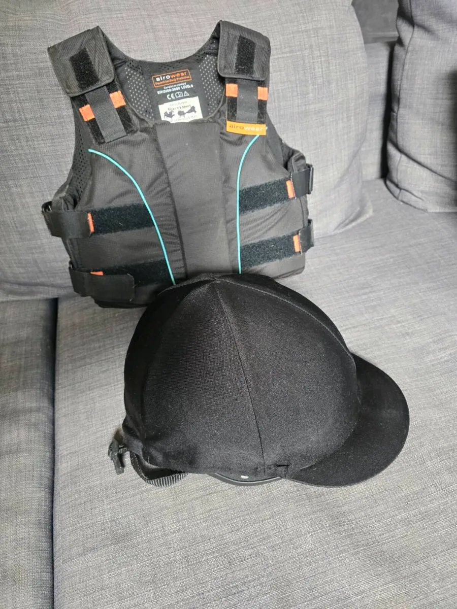 Junior Body Protector and Jockey Helmet - Image 1