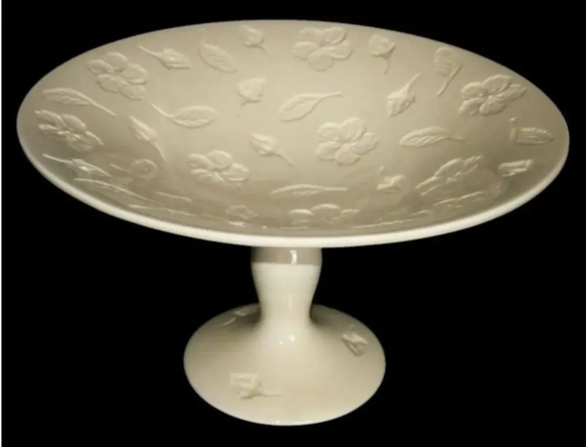 Vintage Harrods Ceramic Pedestal Bowl - Pristine - Image 1