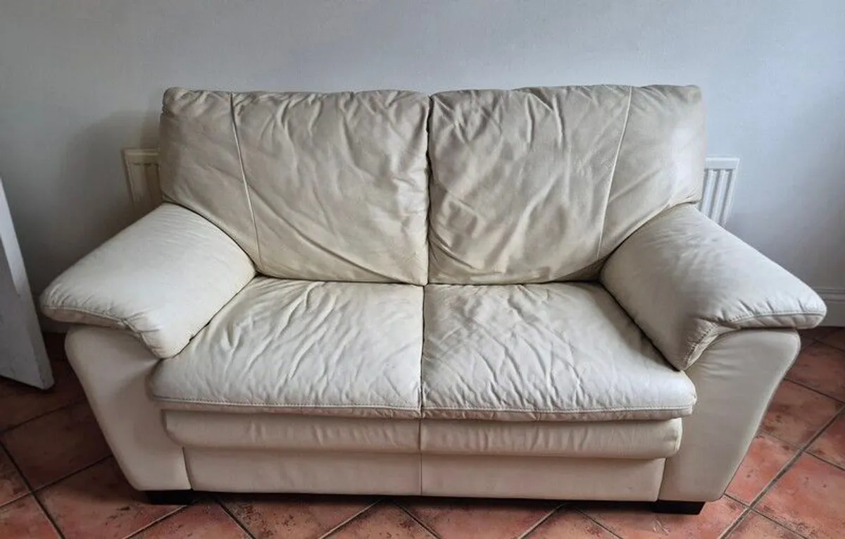 Two Leather 2 Seater Couches FREE