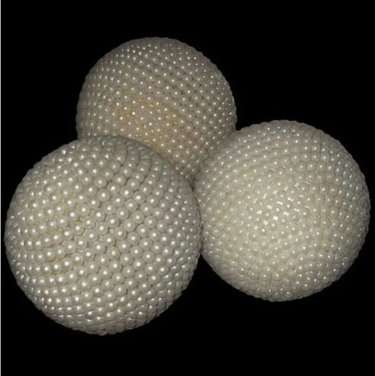 Pristine Harrods 6” Pearl Decorative Spheres - Image 4
