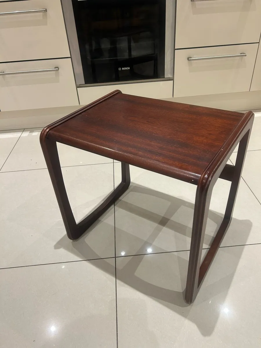 Mid century rosewood side table £20 - Image 2