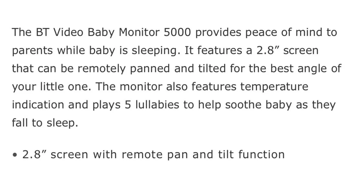 Video baby monitor - Image 2
