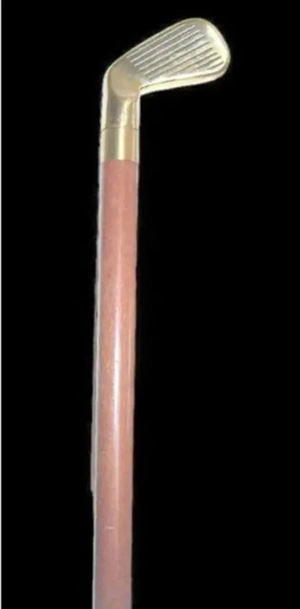 Vintage Golf Club Walking Stick with Hidden Flask - Image 4