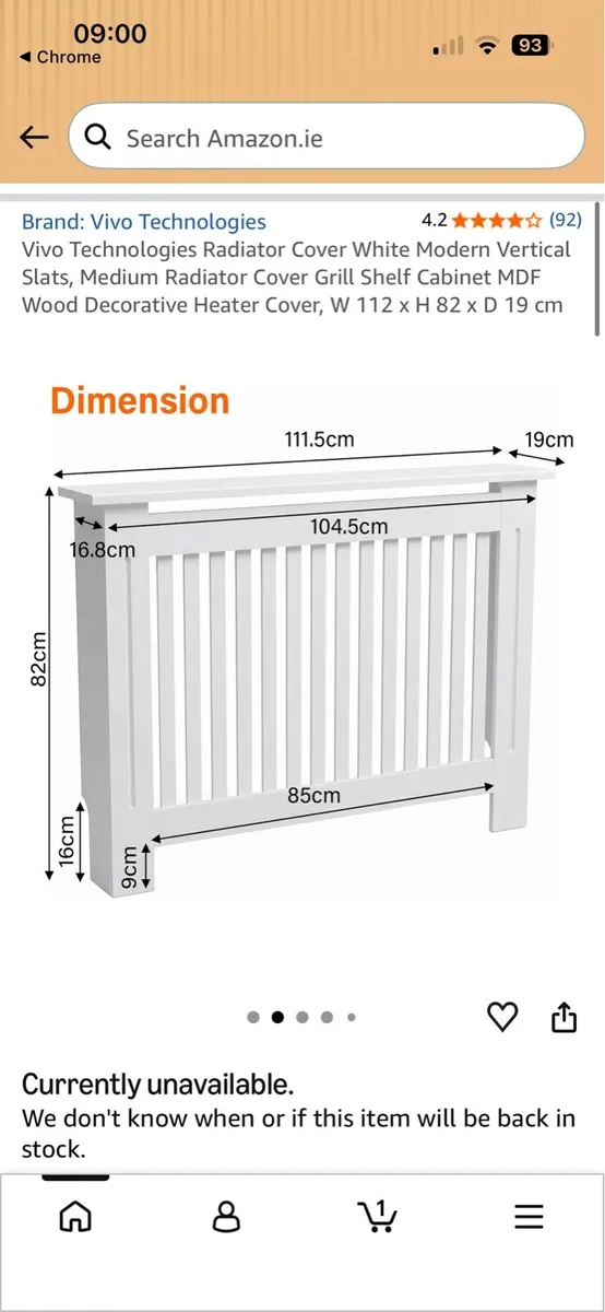 Radiator cover - Image 2