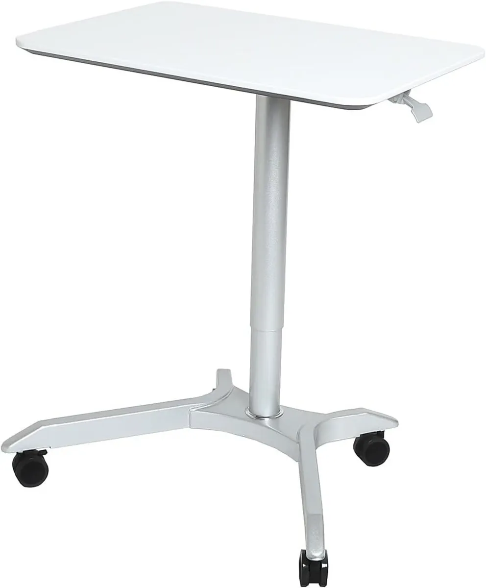 Airlift Height Adjustable Mobile Sit-Stand Desk - Image 4