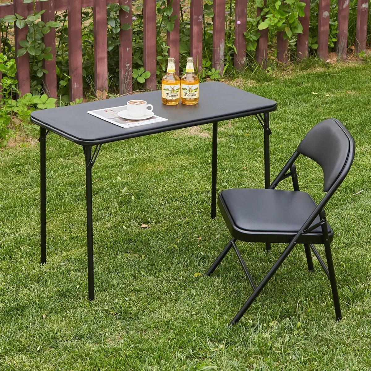 Set of Desk and Chair Computer Table Dining - Image 2