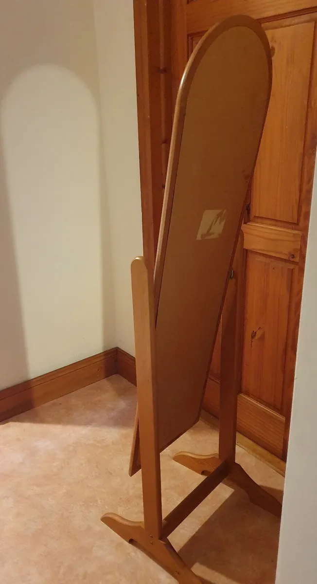 Cheval Mirror - pine frame - Image 2
