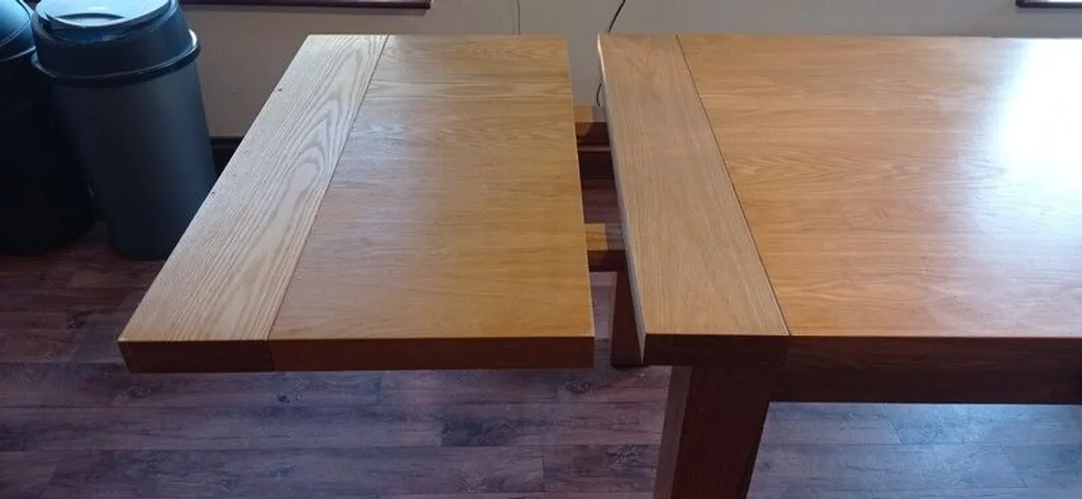 Solid Oak Kitchen Table - Image 3