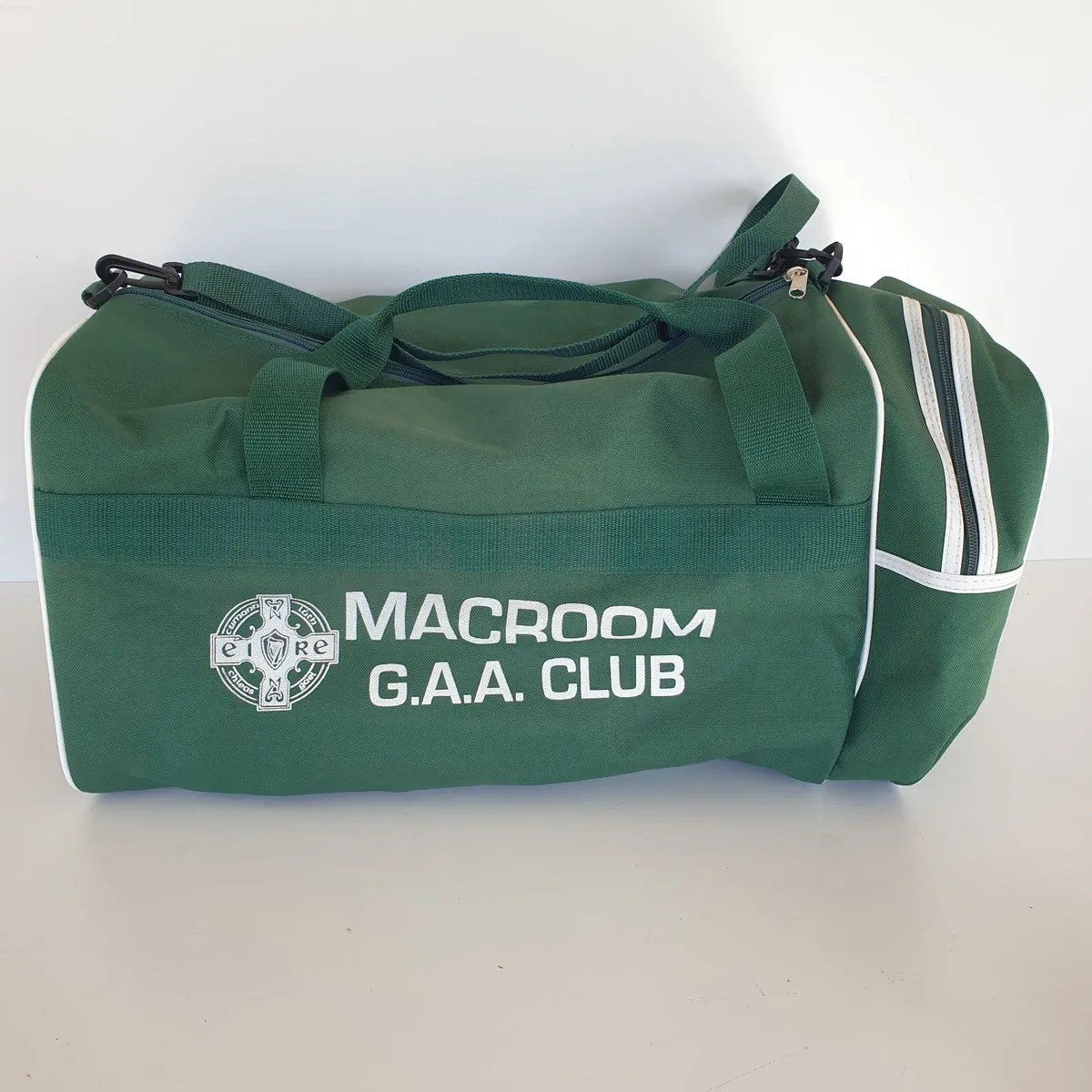 Macroom GAA sports bag green shoulder strap - Image 1