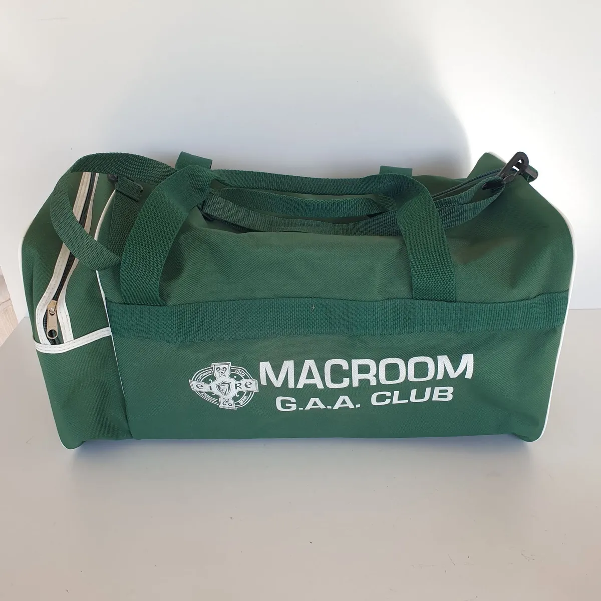 Macroom GAA sports bag green shoulder strap - Image 2