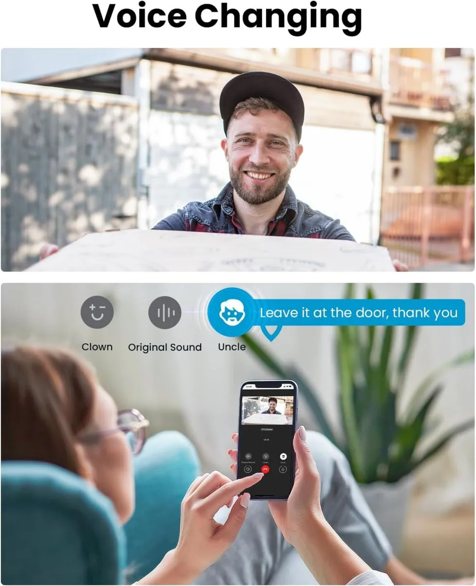 ieGeek Wi-Fi Full HD 1080p Smart Video Doorbell - Image 4