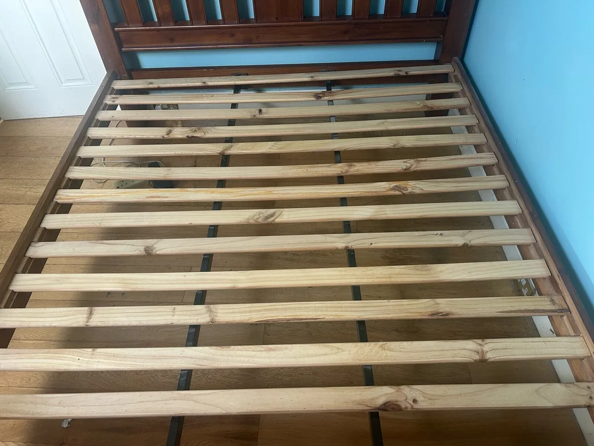 Wooden Super king bed frame - Image 3