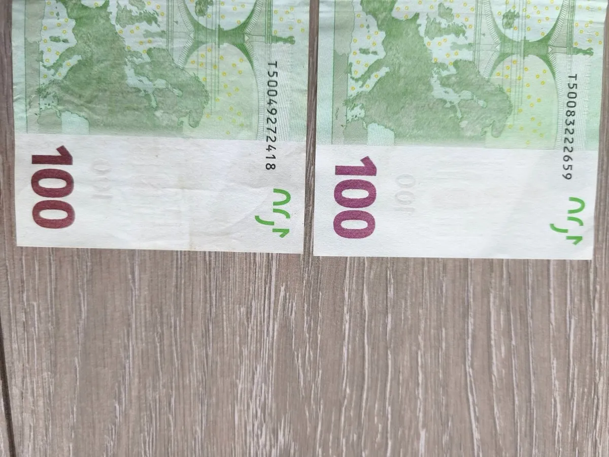 Rare Irish 100 Euro Collectors Banknotes - Image 2