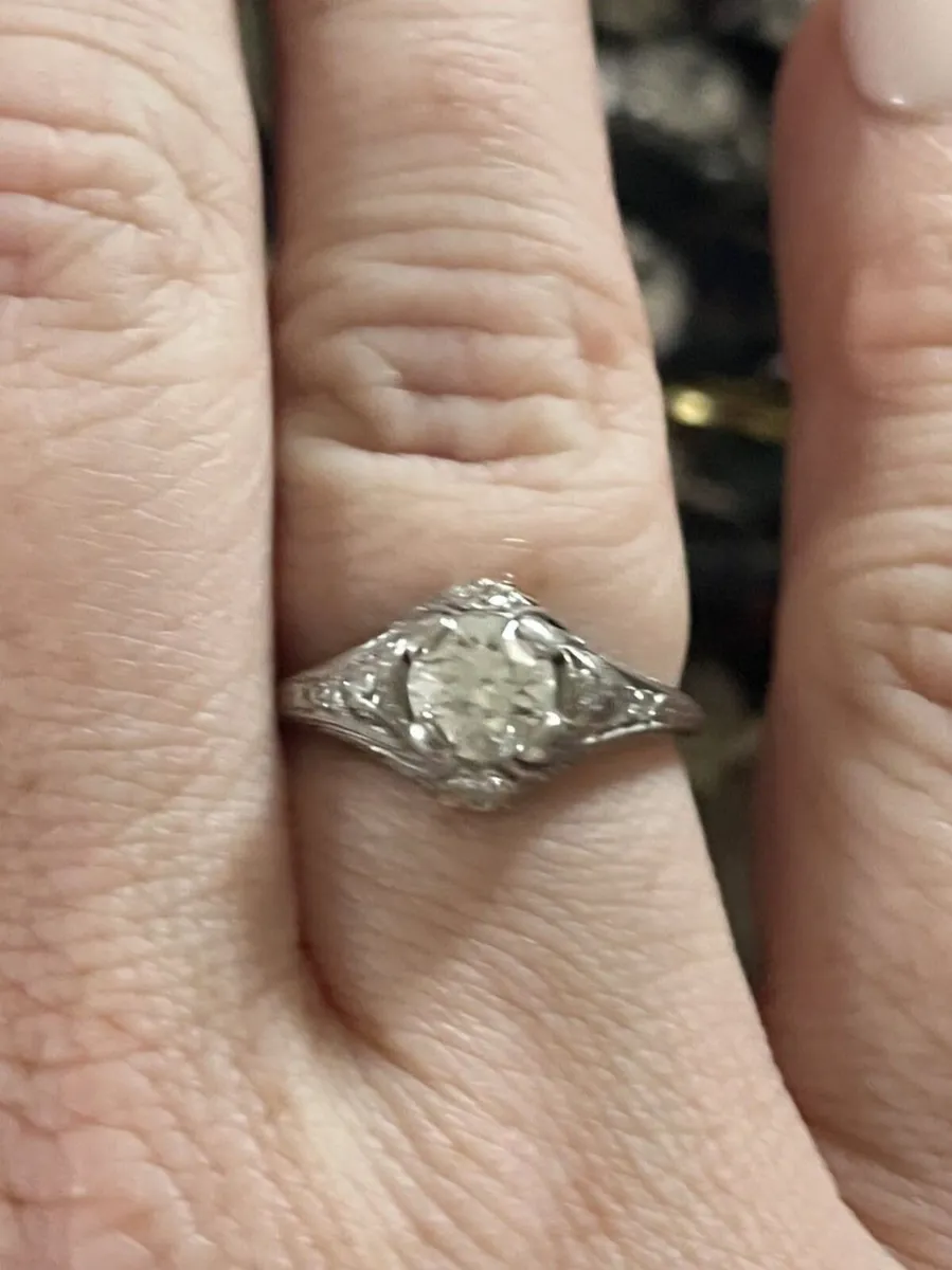 Antique Diamond Engagement Ring | Approx. 1.75ct - Image 2