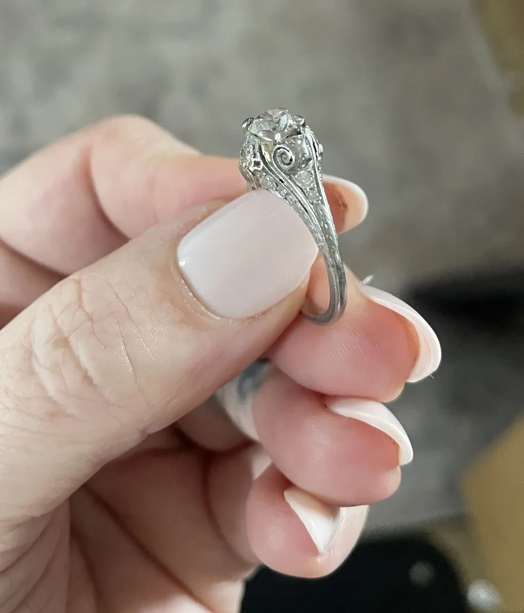 Antique Diamond Engagement Ring | Approx. 1.75ct - Image 4