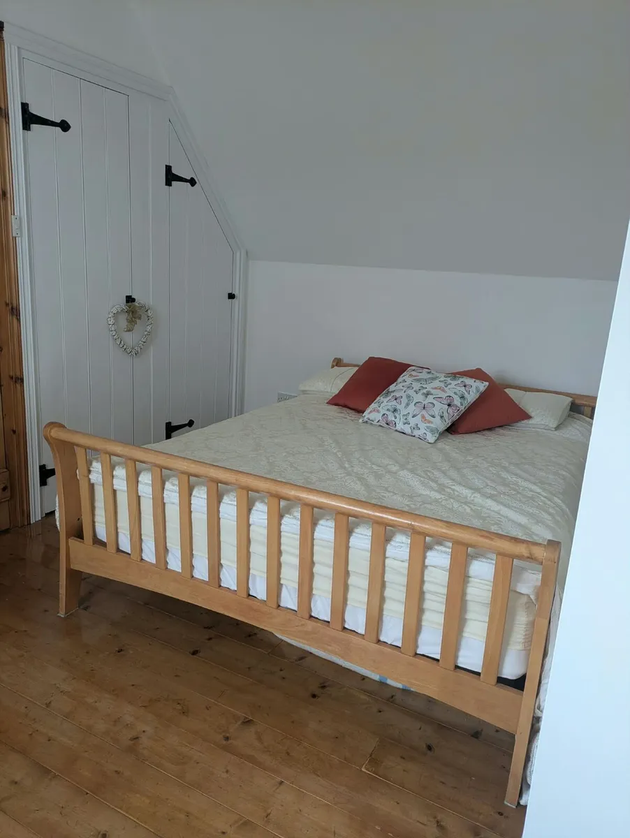 5ft bed frame and mattress - Image 1