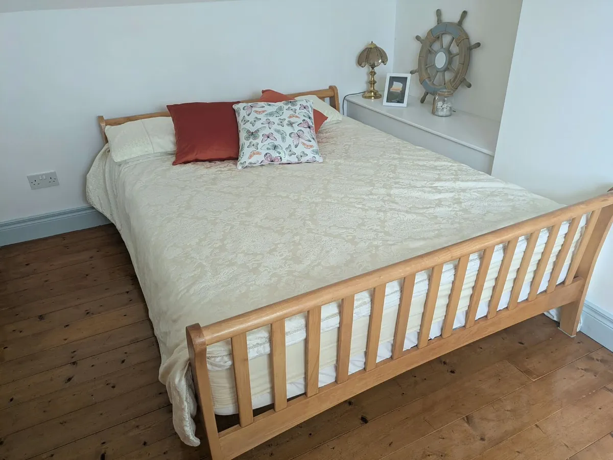 5ft bed frame and mattress - Image 2