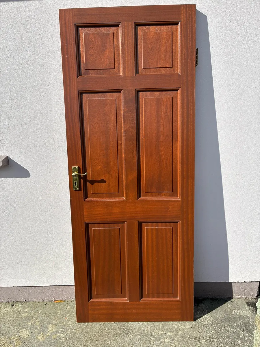 Teak internal door