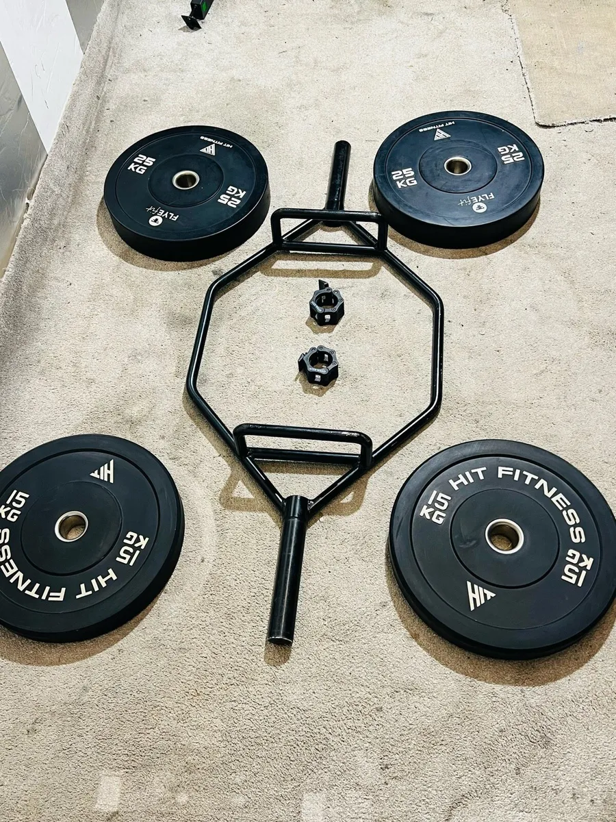 HEX BAR WITH  WEIGHTS - Image 1