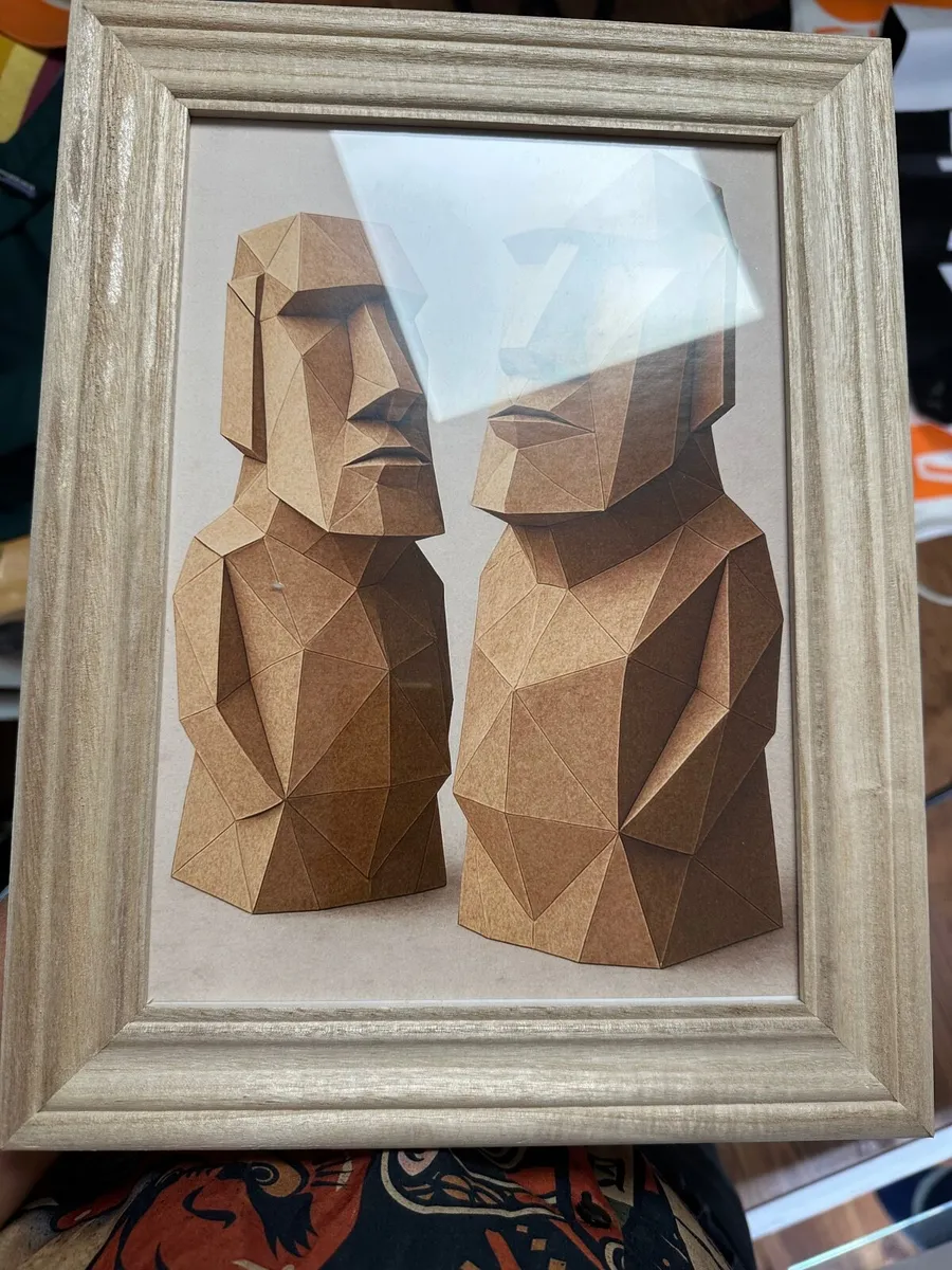 Wood glass frame