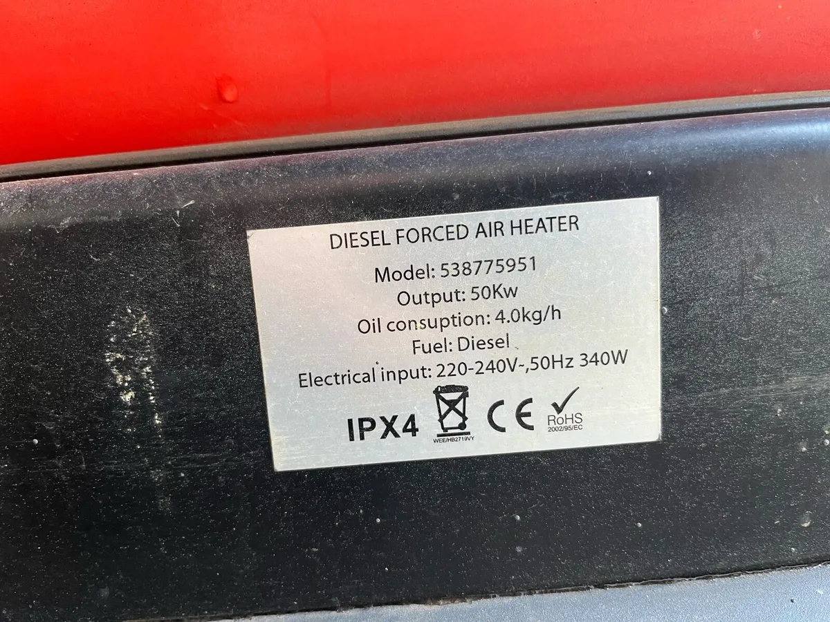 Space heater, diesel or kerosene - Image 2
