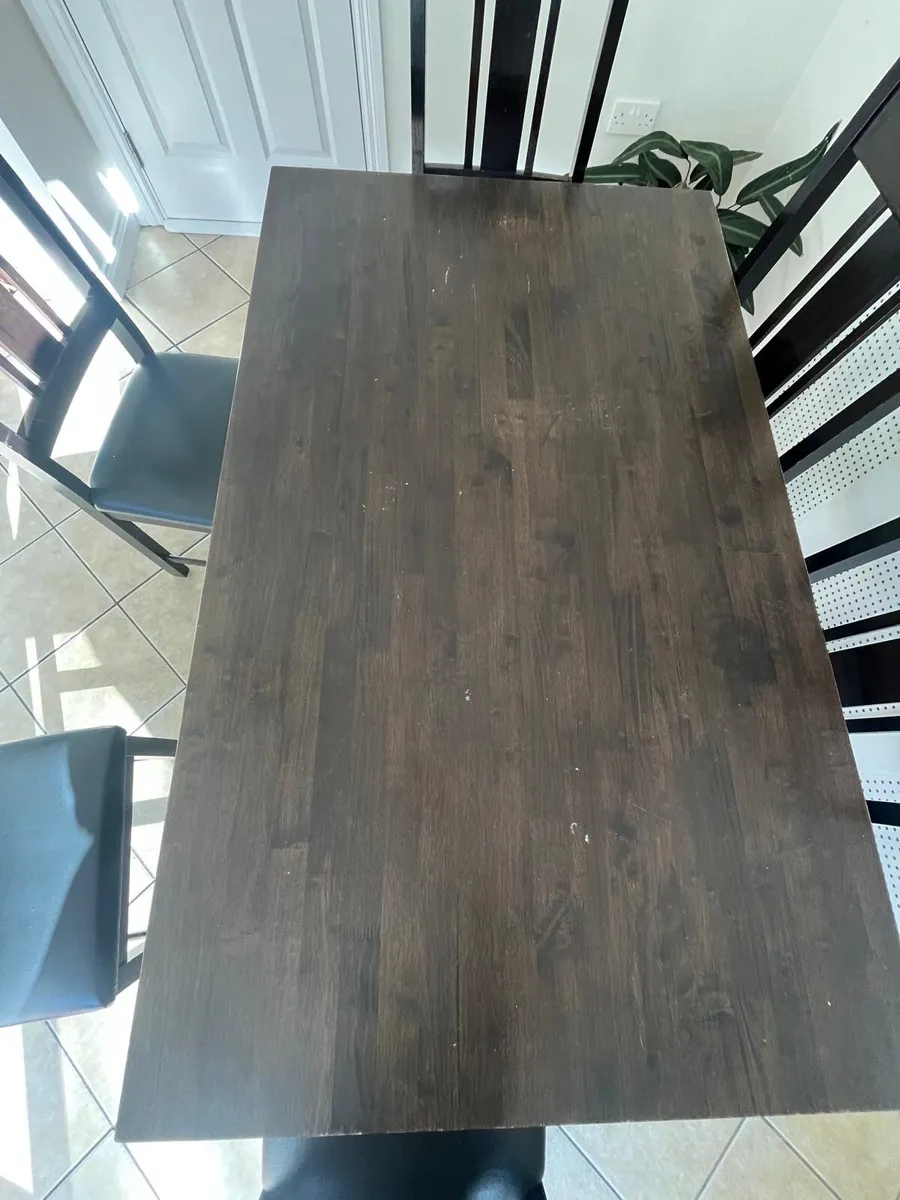 Kitchen table and 6 chairs - Image 3