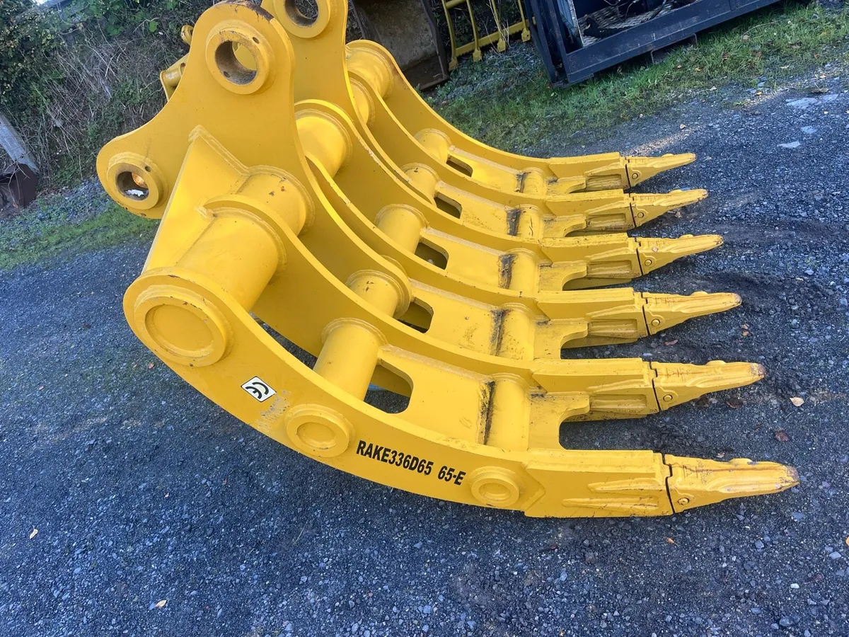 Heavy duty stone/root rake 20-30 ton machine - Image 3