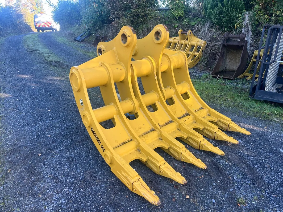 Heavy duty stone/root rake 20-30 ton machine - Image 1