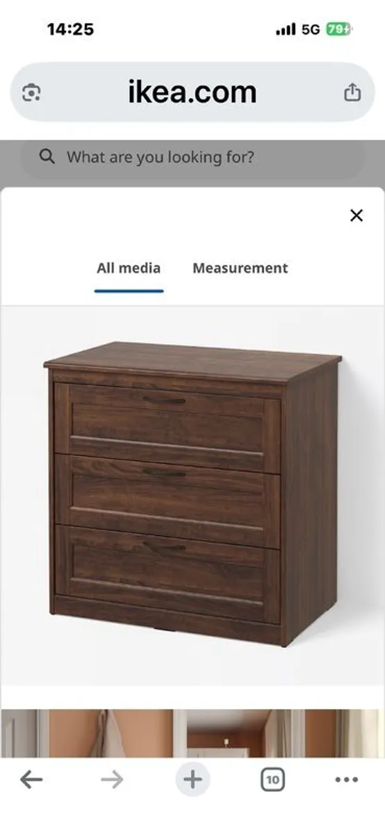 2 Ikea Chest of Drawers - Image 1