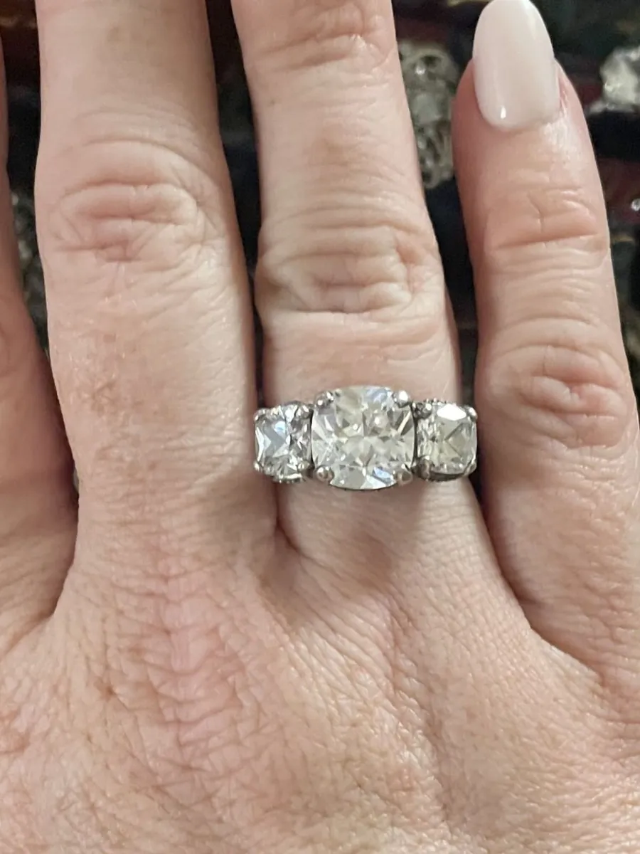 Engagement/Anniversary Moissanite Rings - 2 Rings - Image 4
