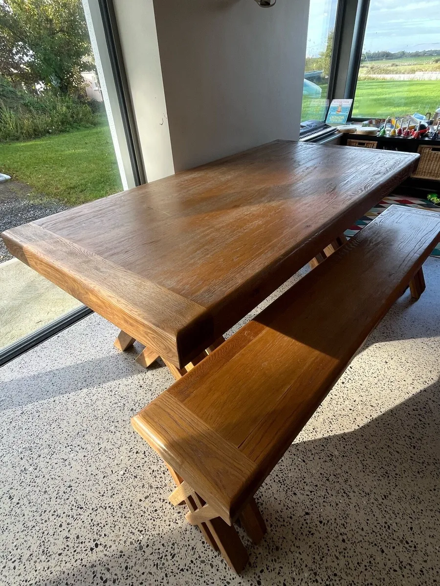 Kitchen Table & Bench - Image 1