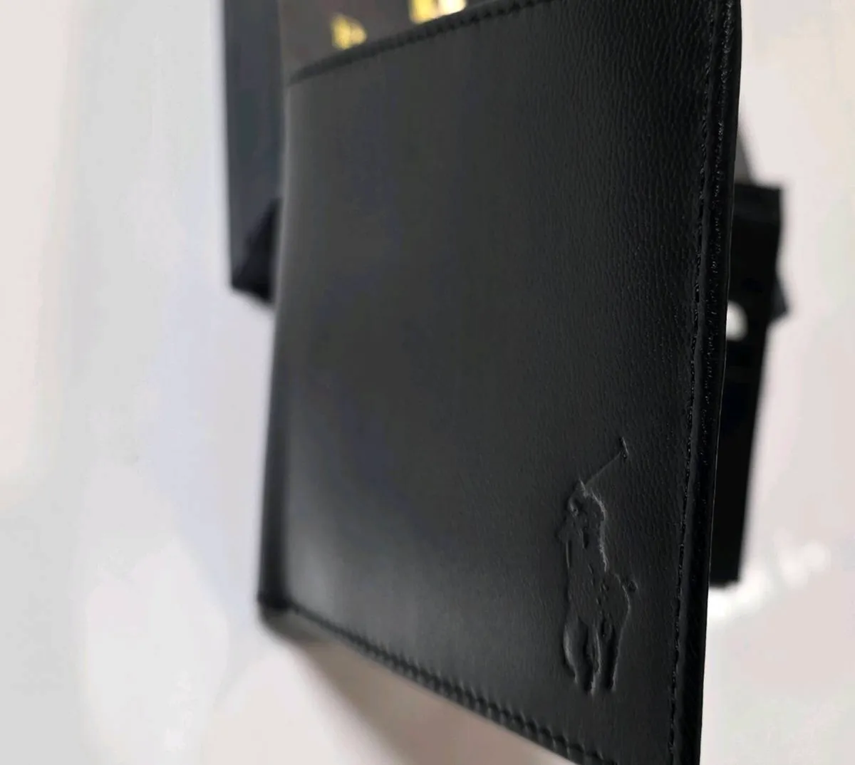 Polo Ralph Lauren Black Leather - Image 4