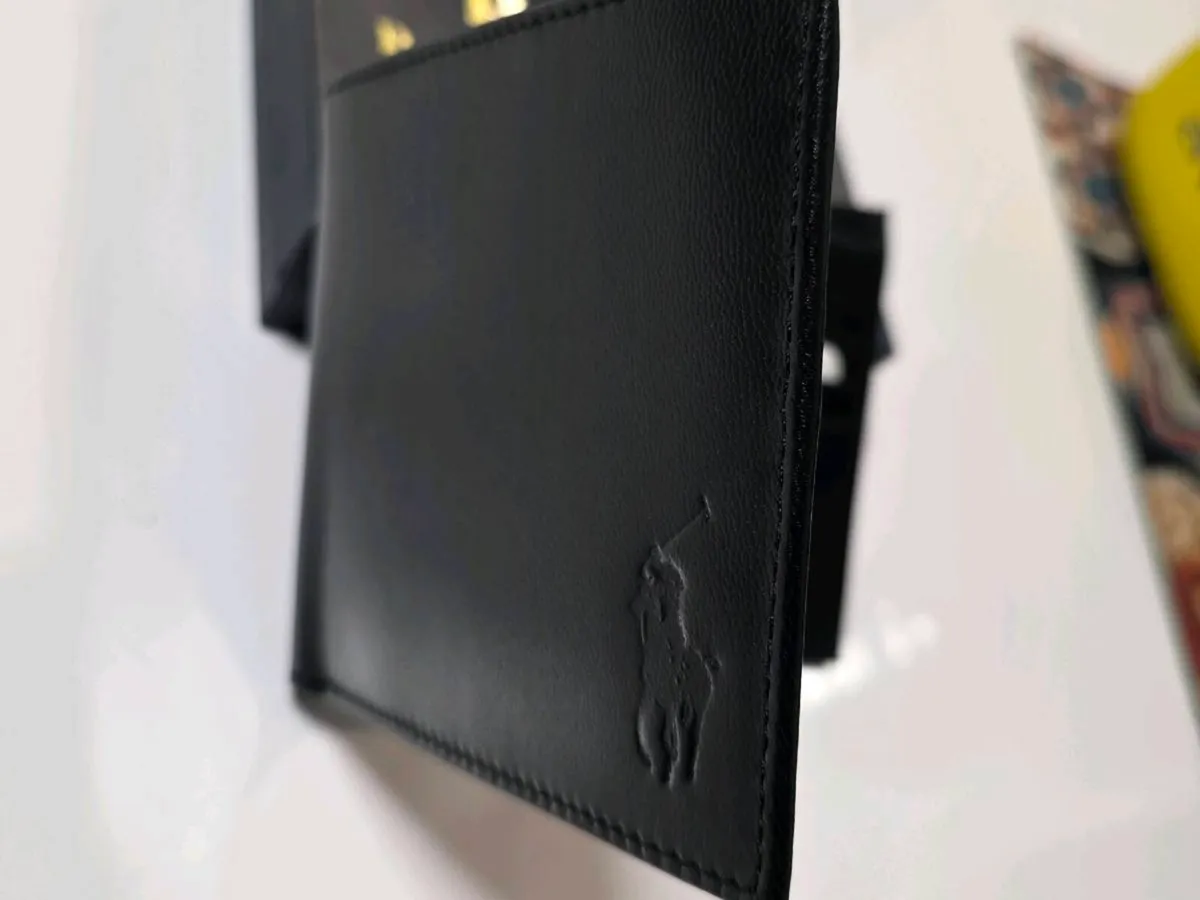 Polo Ralph Lauren Black Leather - Image 1