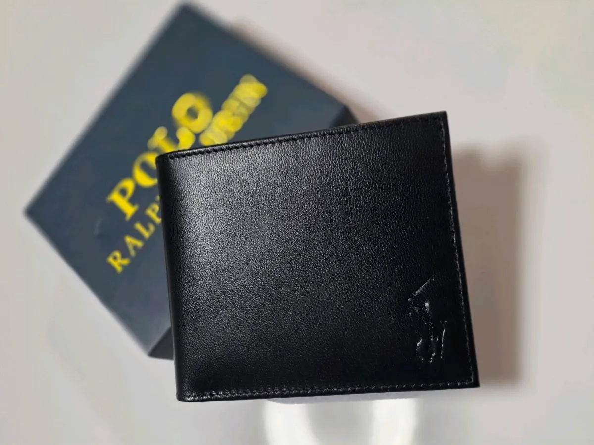 Polo Ralph Lauren Black Leather - Image 2