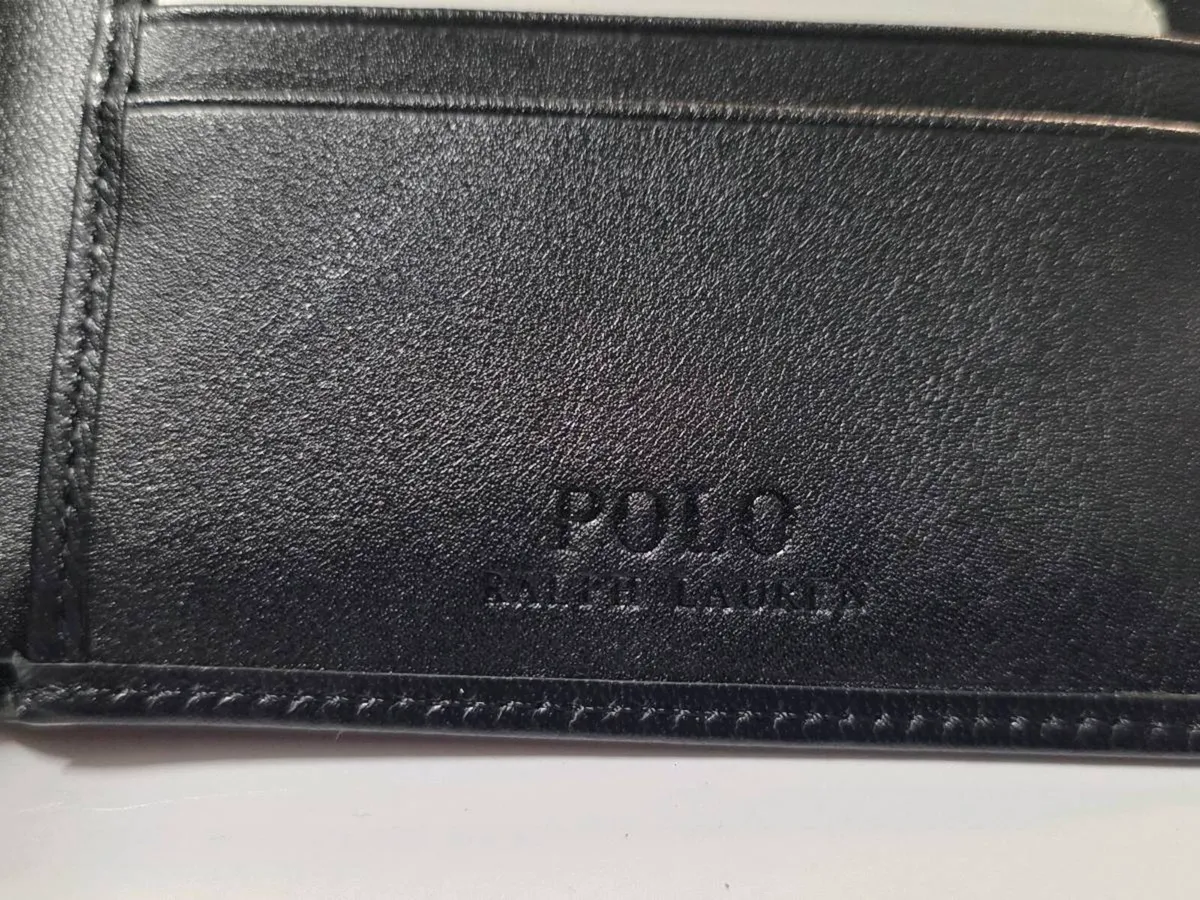 Polo Ralph Lauren Black Leather - Image 3