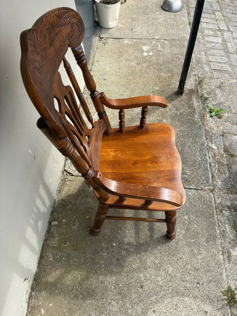 Chairs solid oak - Image 2