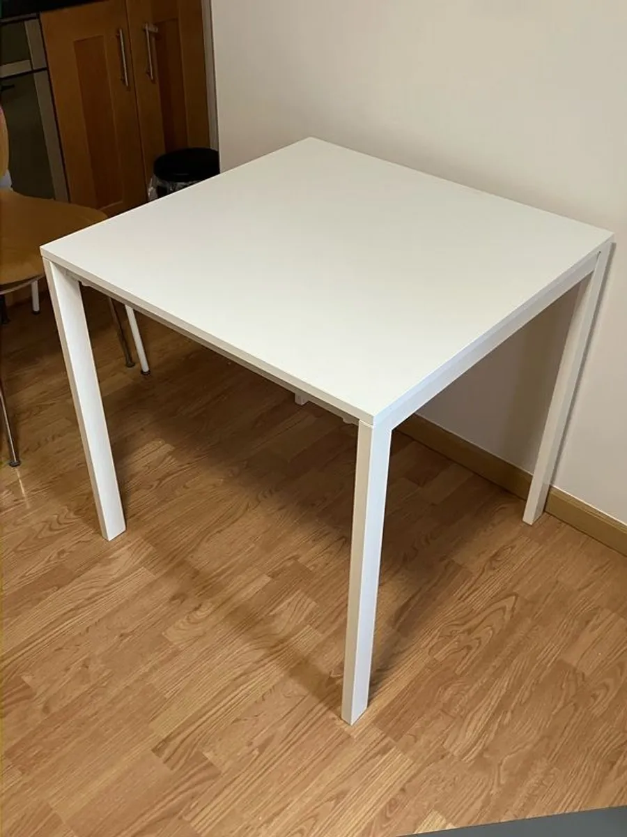 IKEA VIHALS Square white table - Image 1