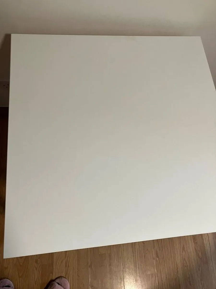 IKEA VIHALS Square white table - Image 2