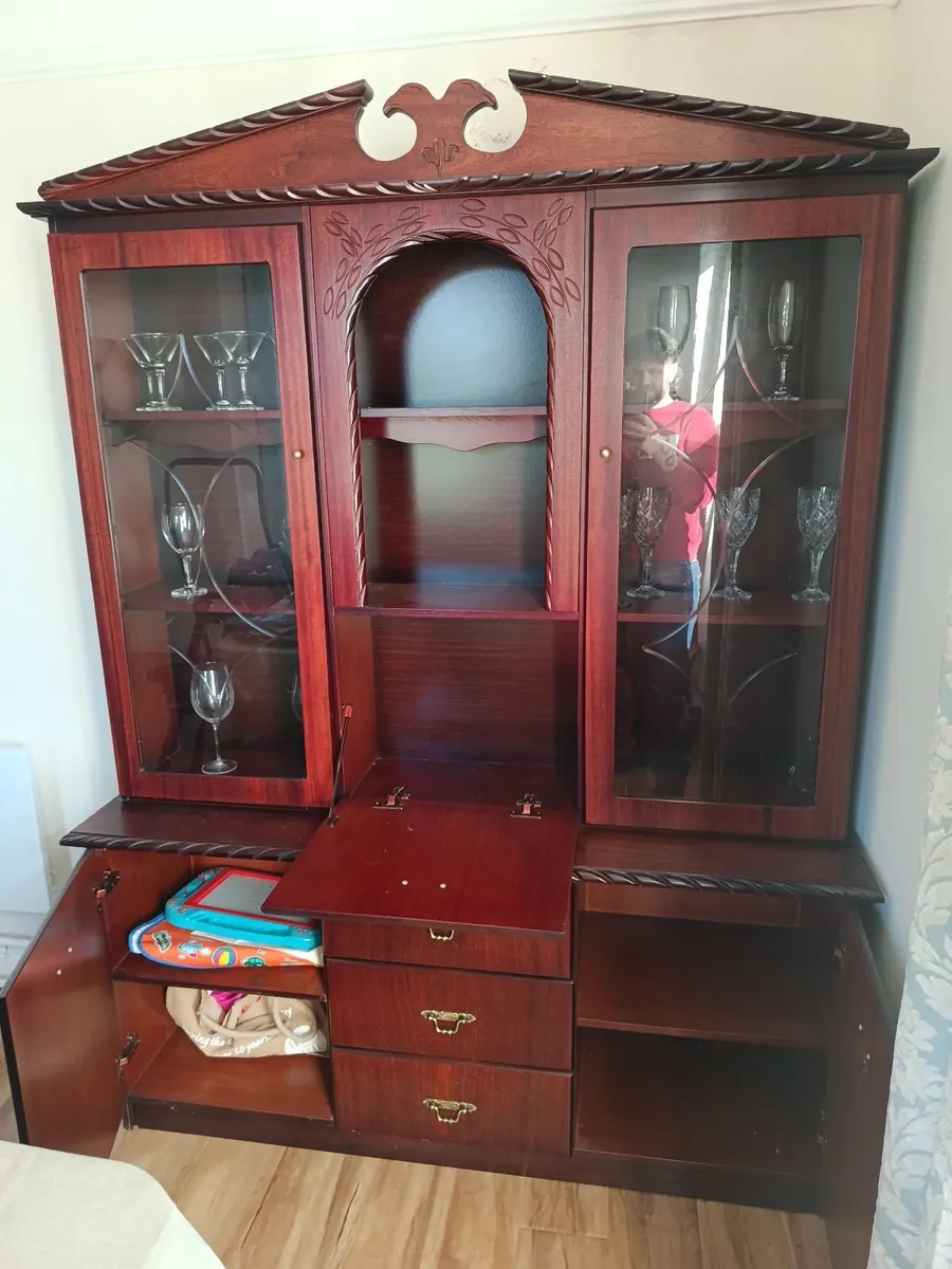 Vintage Mahogany display unit - Image 2