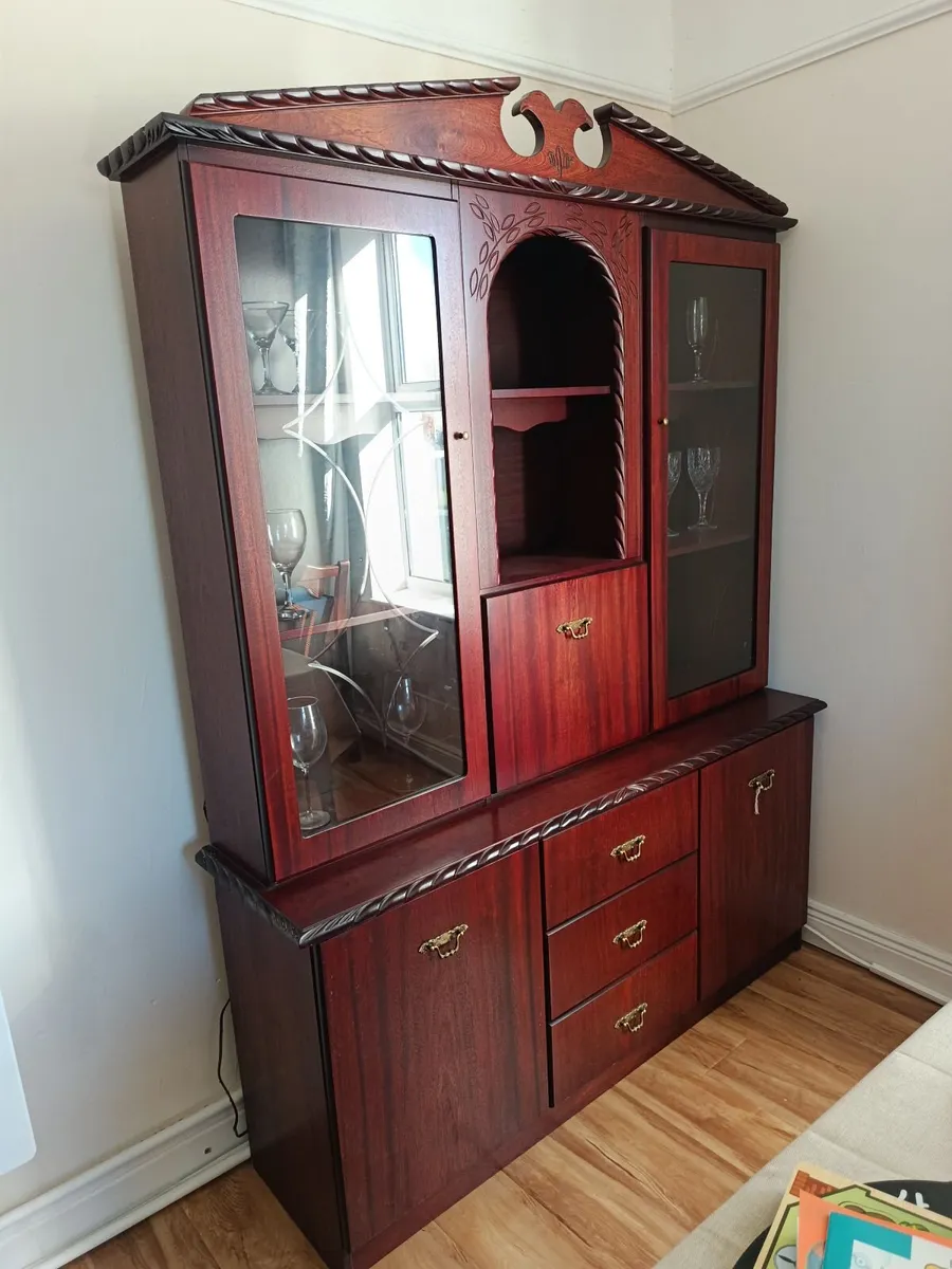 Vintage Mahogany display unit - Image 3