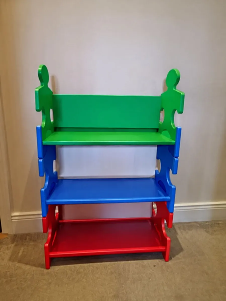 KidKraft Wooden Puzzle Piece Bookcase