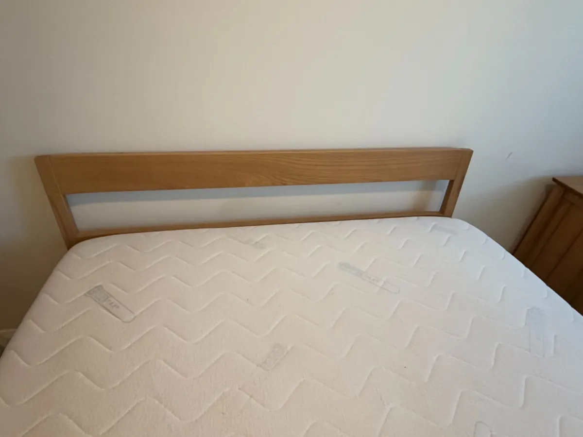 double bed and mattress - Image 2