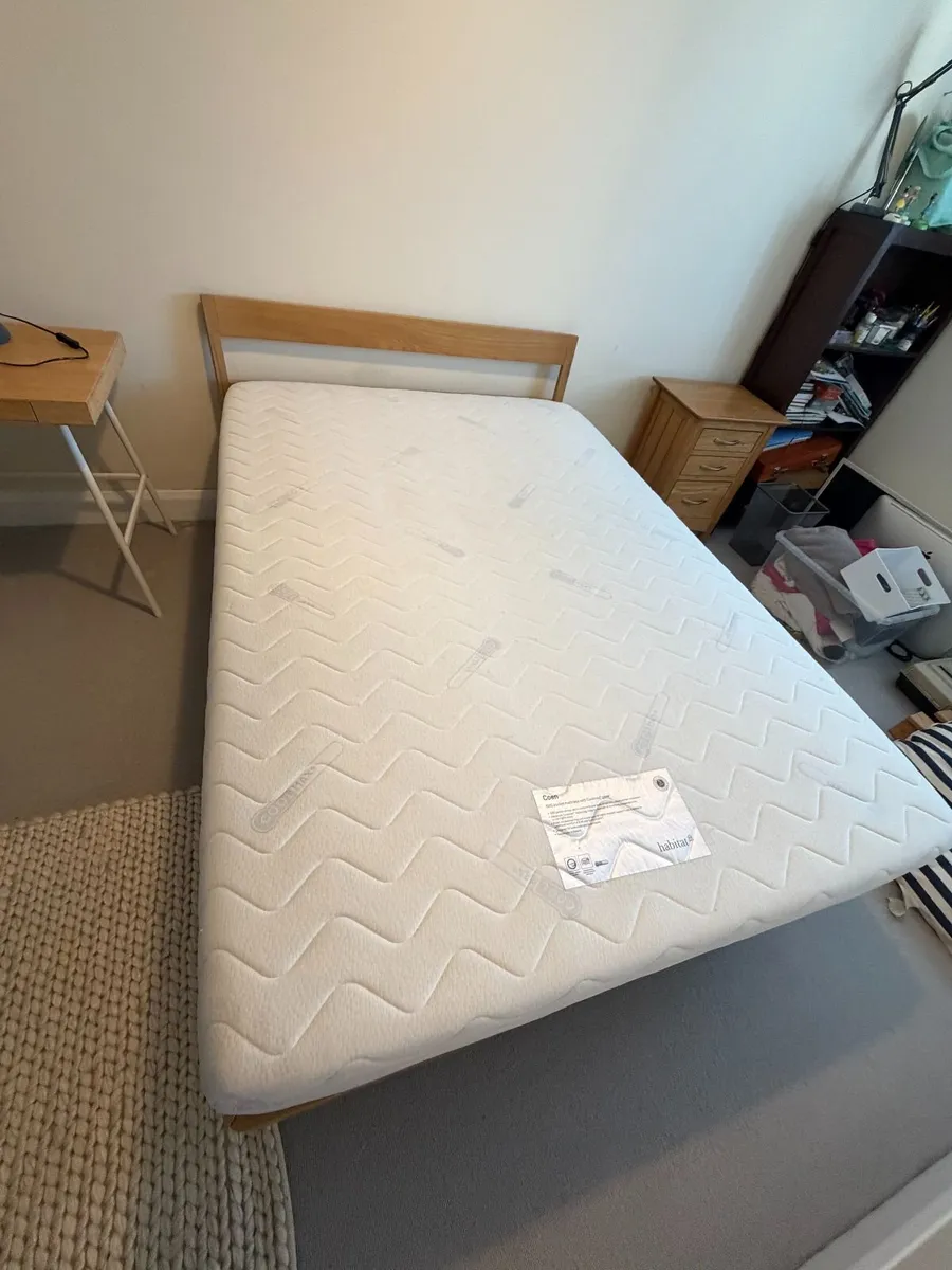 double bed and mattress - Image 3