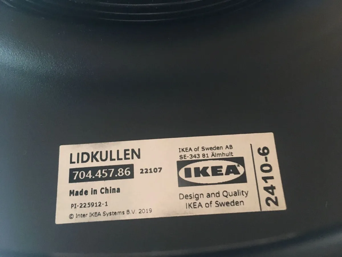 IKEA LIDKULLEN Office Stool Desk Stand Support - Image 1