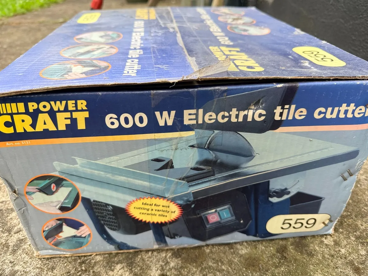 600W electric wet tile cutter - new in box - Image 2