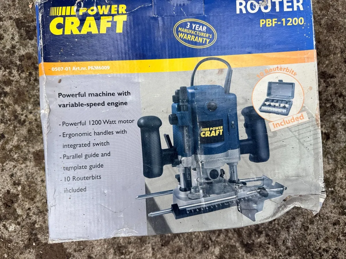 1200W variable speed power router - new in box - Image 1