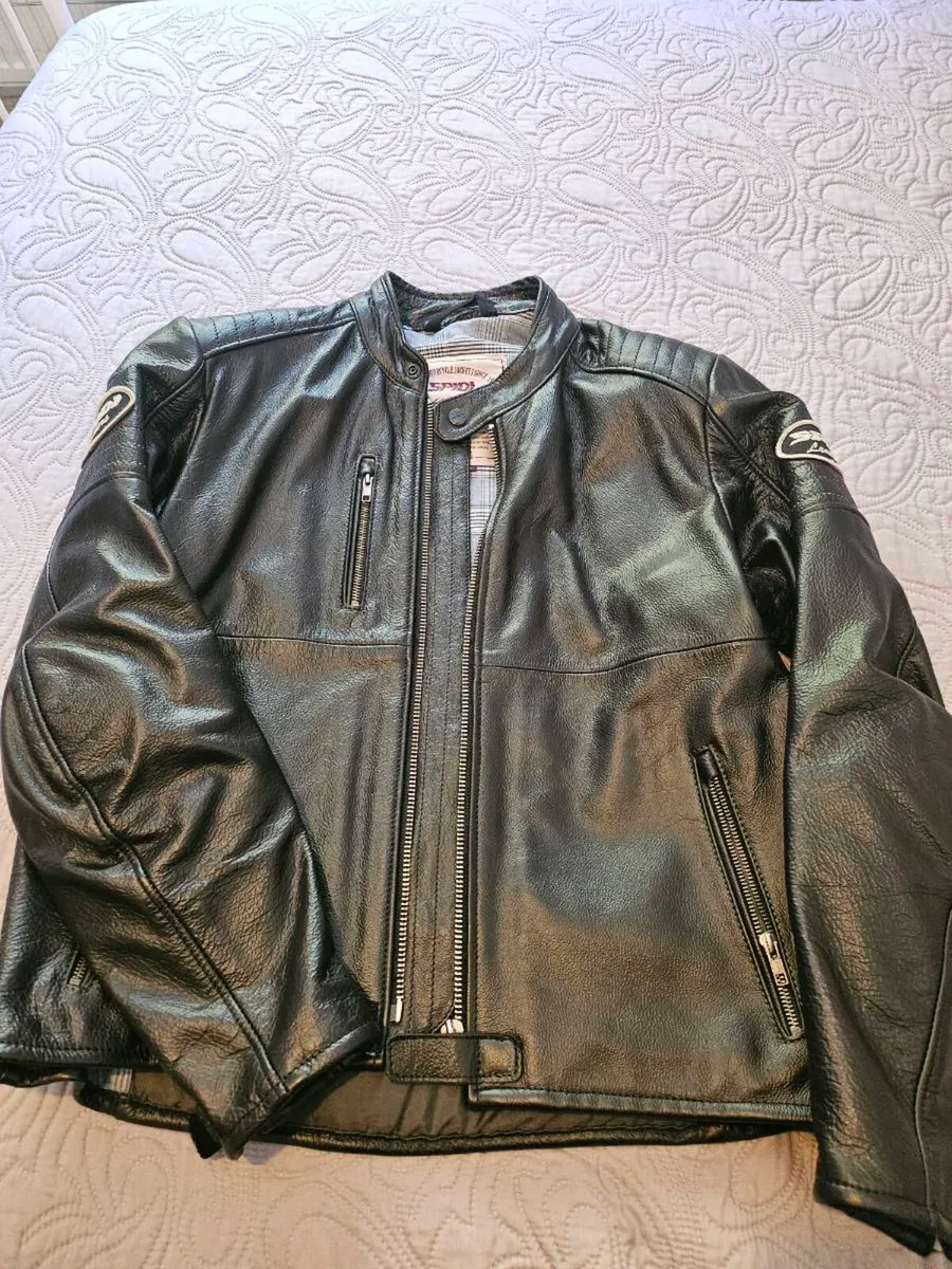 Motorbike leather jacket - Image 4