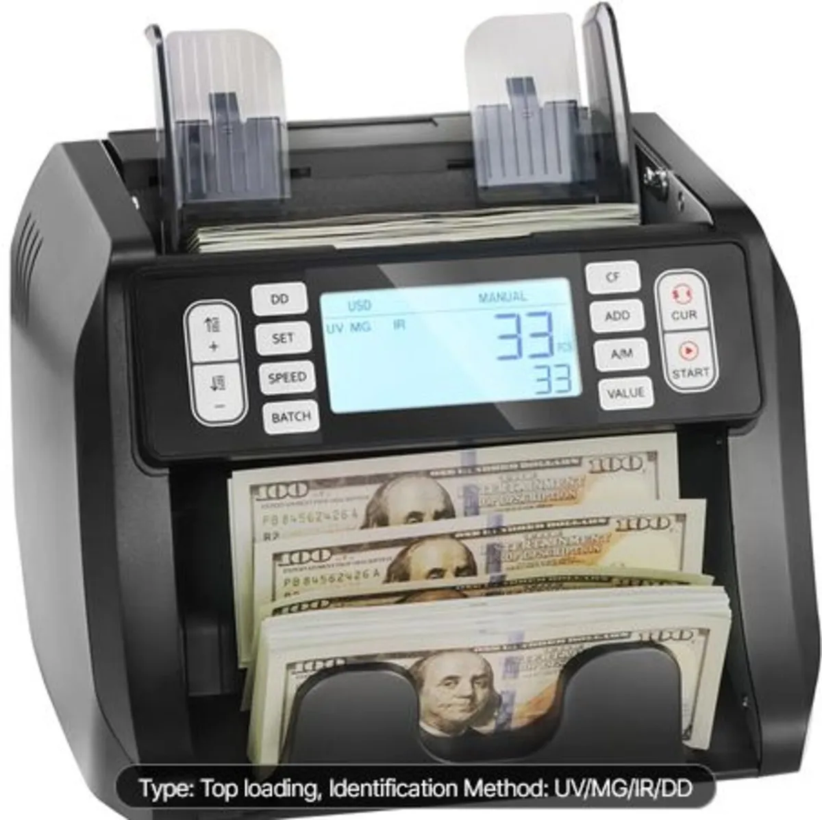 Money Counter Machine, Bill Counter with UV, MG, - Image 4