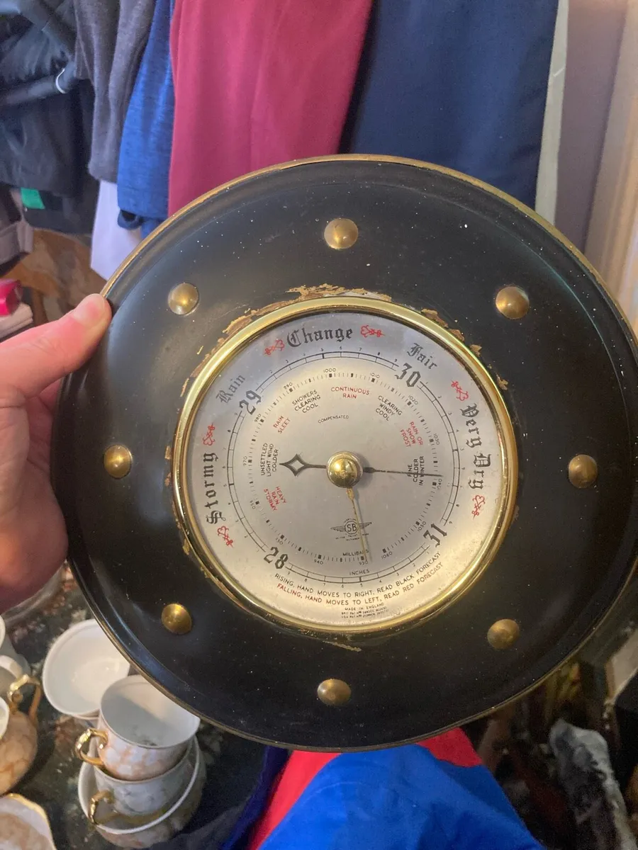 Vintage barometer free postage